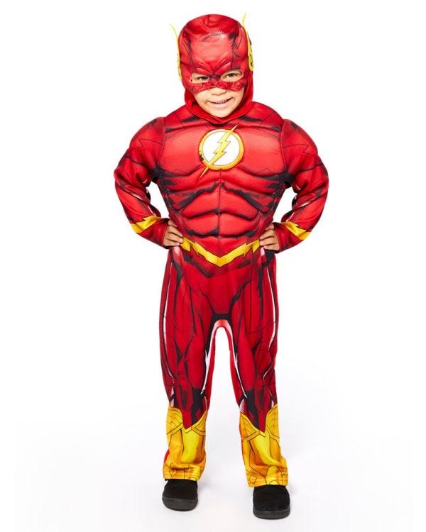 The Flash Muscle Chest - Child Costume