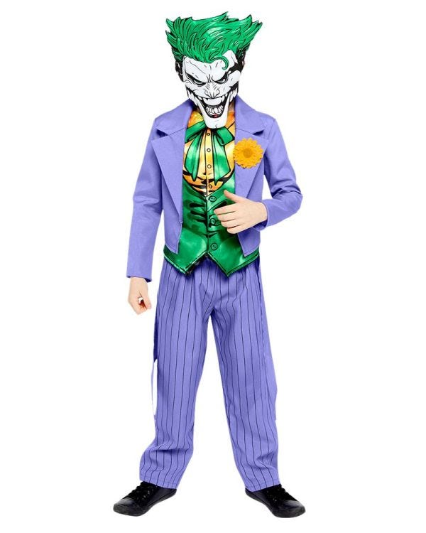 Joker Comic - Child Costume