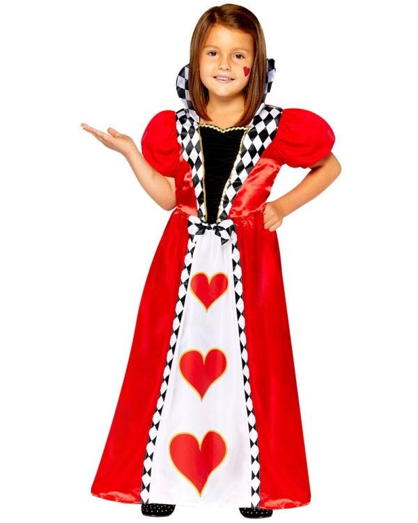 Queen of Hearts Gown - Child and Teen Costume