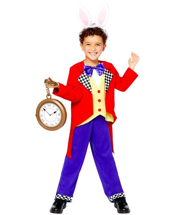 White Rabbit Suit - Child Costume