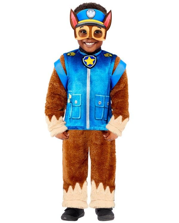 Paw Patrol Chase Deluxe - Child Costume
