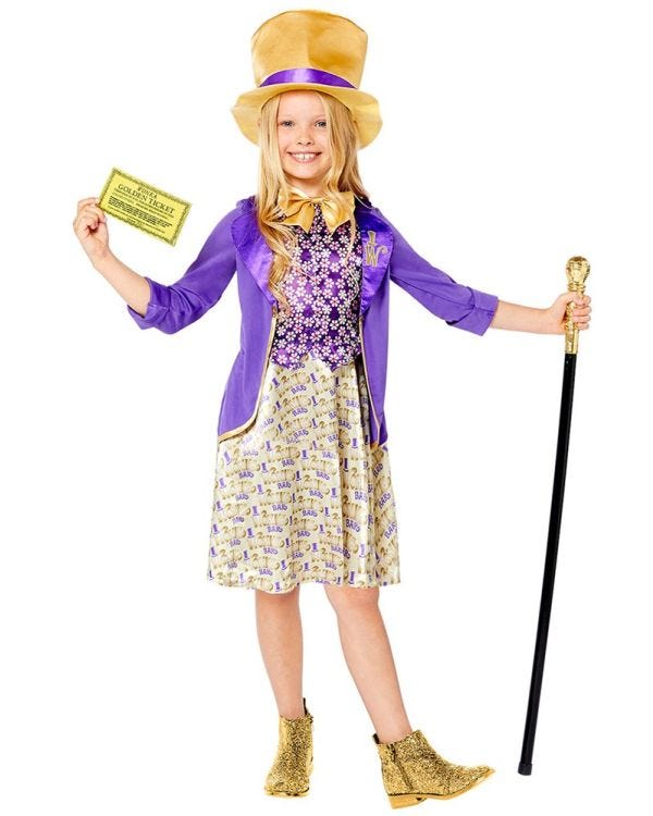 Willy Wonka Dress - Child Costume