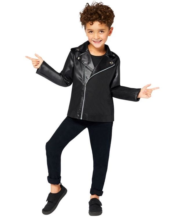 Grease T Bird Jacket - Child Costume