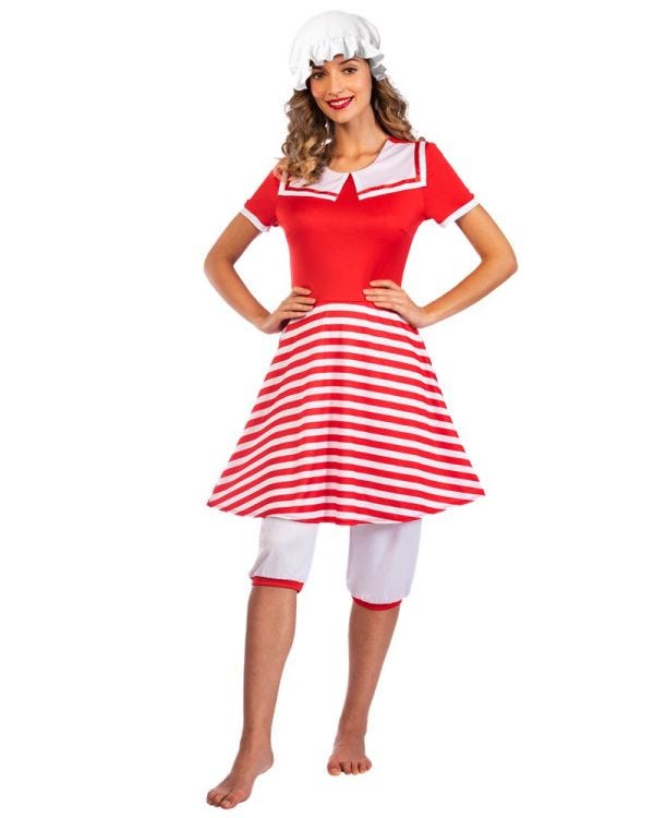 20s Bathing Suit - Adult Costume