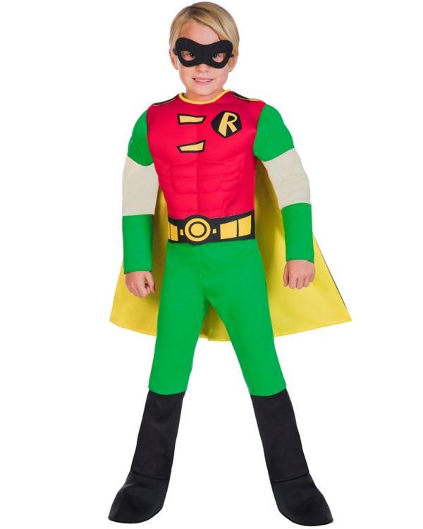 Classic Robin Muscle Chest - Child Costume