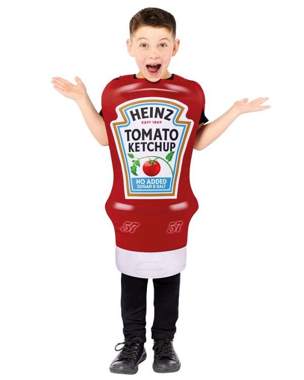 Heinz Ketchup Bottle - Child Costume