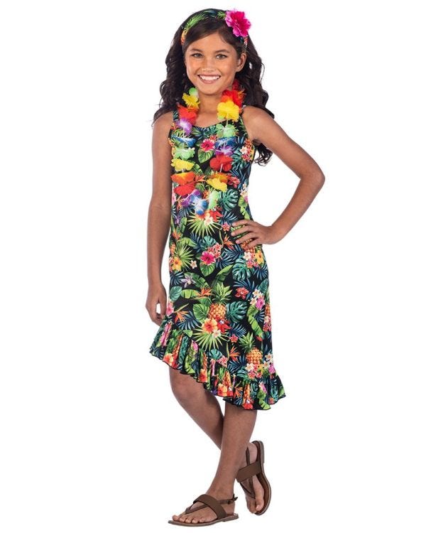 Tropical Hawaiian Dress - Child Costume