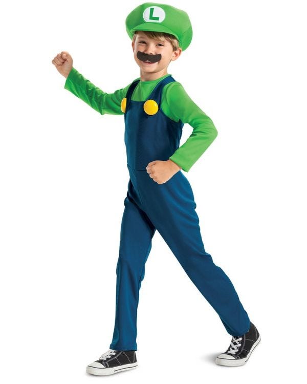 Luigi - Child Costume
