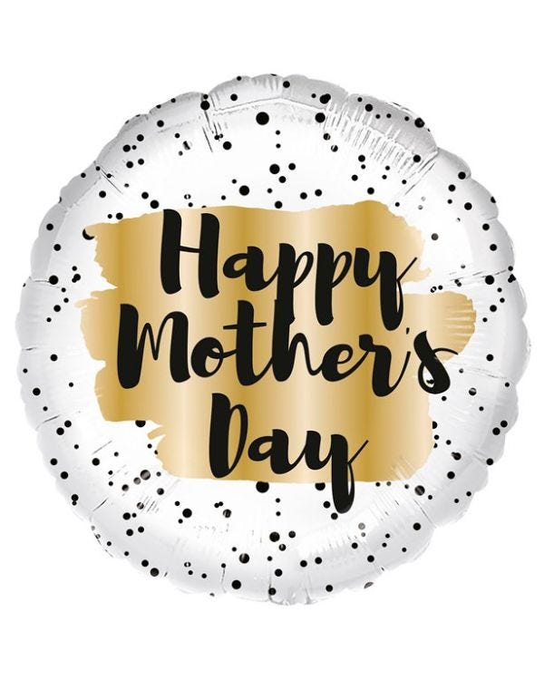 Mother&#039;s Day Gold Spot Foil Balloon - 18&quot;