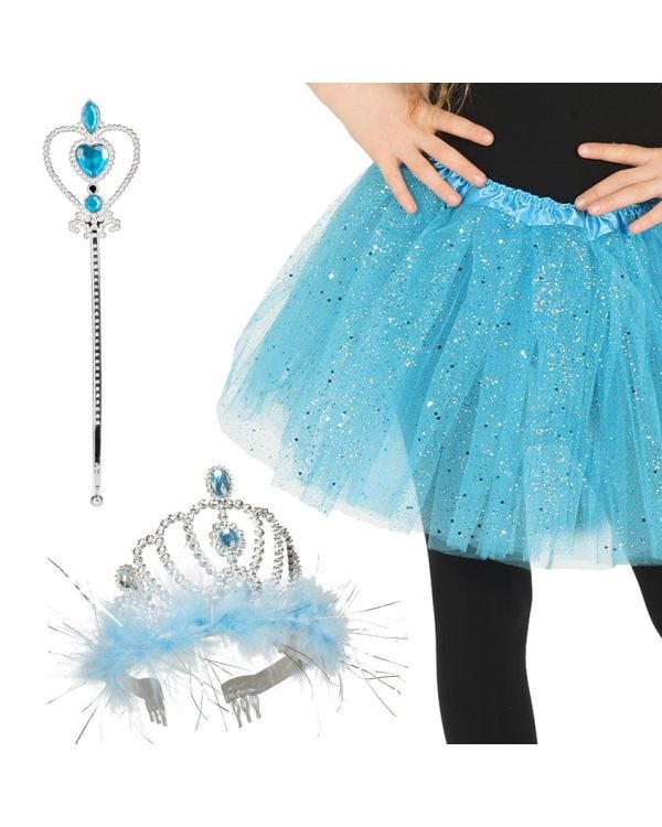 Blue Princess Accessory Kit - Child