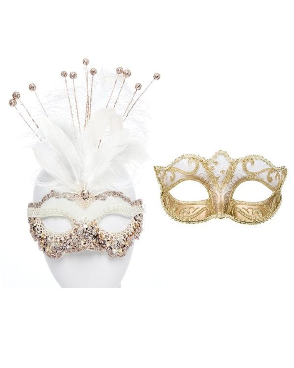 Gold Masquerade for Couples