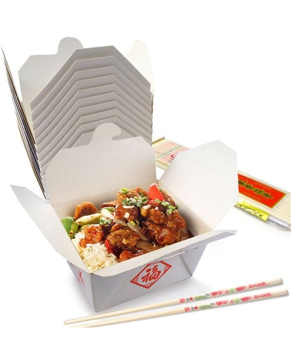 Chinese Party Food Boxes and Chopsticks Kit