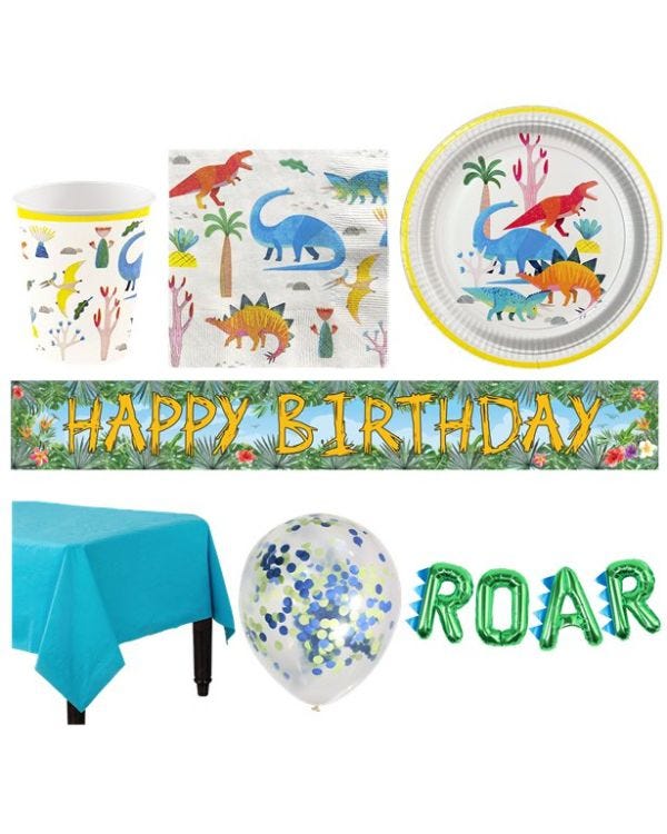 Little Dinos - Deluxe Party Pack for 16
