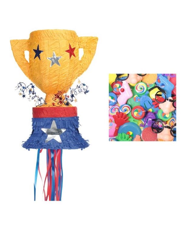 Trophy Pull Pinata Kit