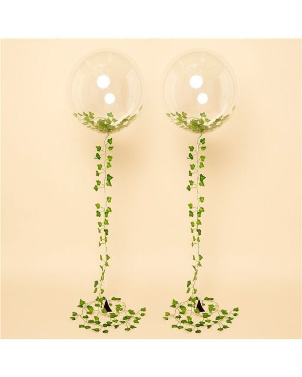 Ivy Vine Clearz Wedding Balloon Kit