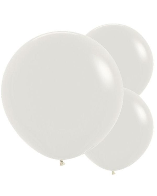 Pastel Dusk Cream Balloons - 24&quot; Latex (3pk)