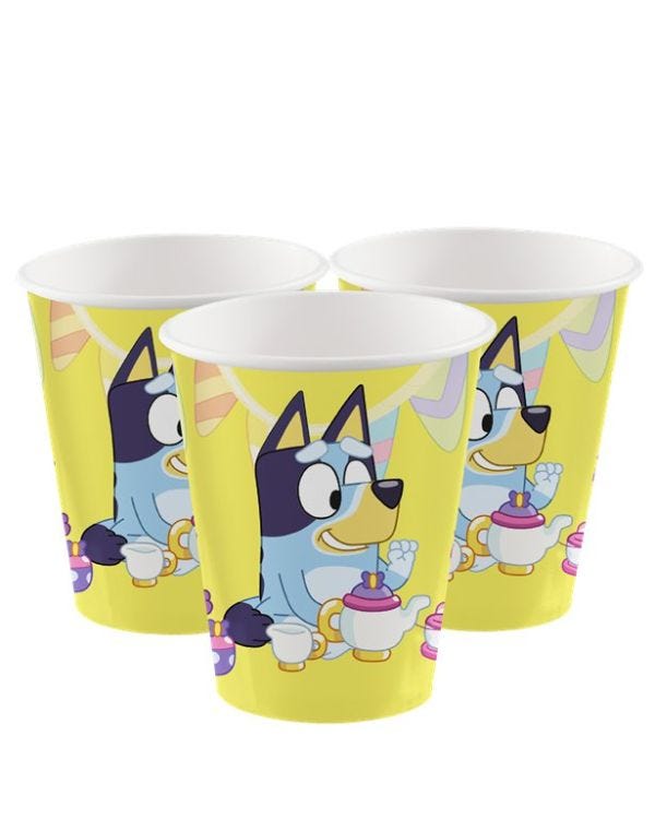 Bluey Party Paper Cups - 227ml (8pk)