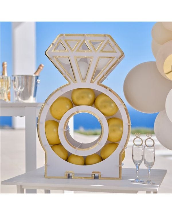 Engagement Ring Balloon Mosaic