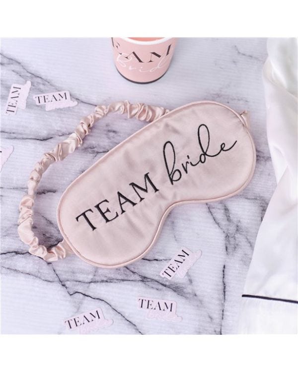 Future Mrs &#039;Team Bride&#039; Eye Mask
