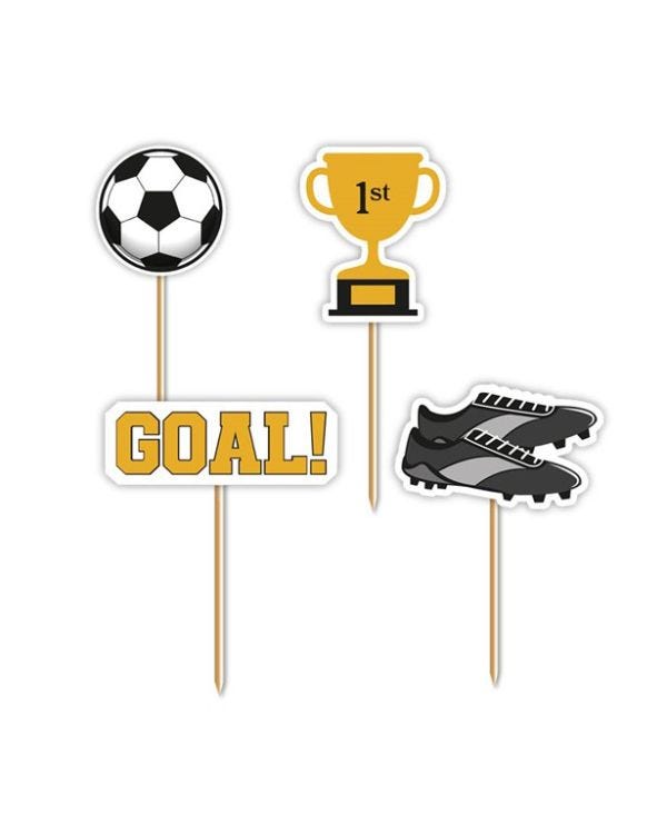 Football Cupcake Toppers (12pk)