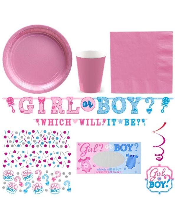 Gender Reveal Deluxe Party Pack