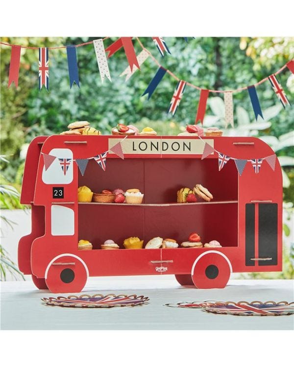 London Double Decker Bus Treat Stand