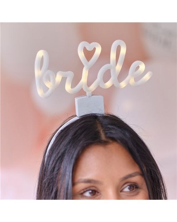 Light Up &#039;Bride&#039; Headband