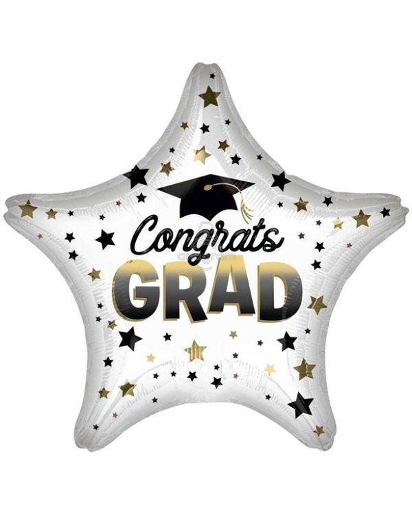 Congrats Grad Star - 18&quot; Foil