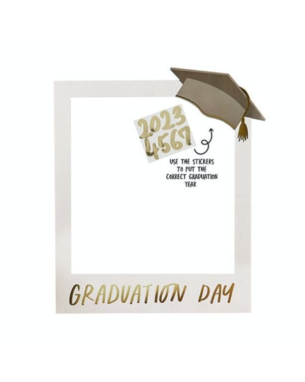 Graduation Customisable Year Selfie Photo Booth Frame
