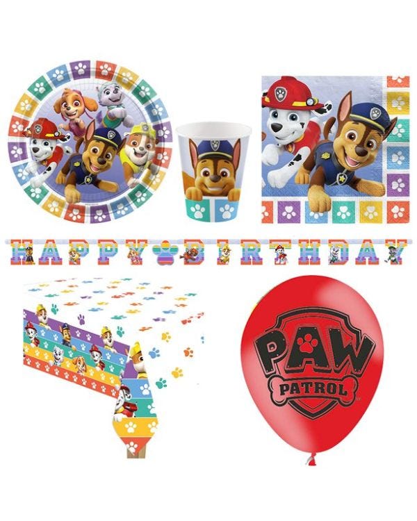 Paw Patrol - Deluxe Party Pack for 8