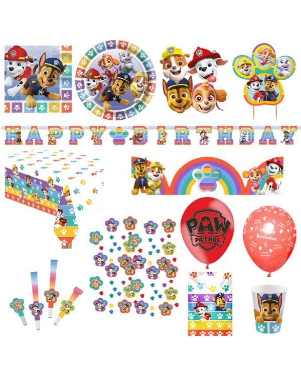 Paw Patrol - Super Deluxe Party Pack for 8