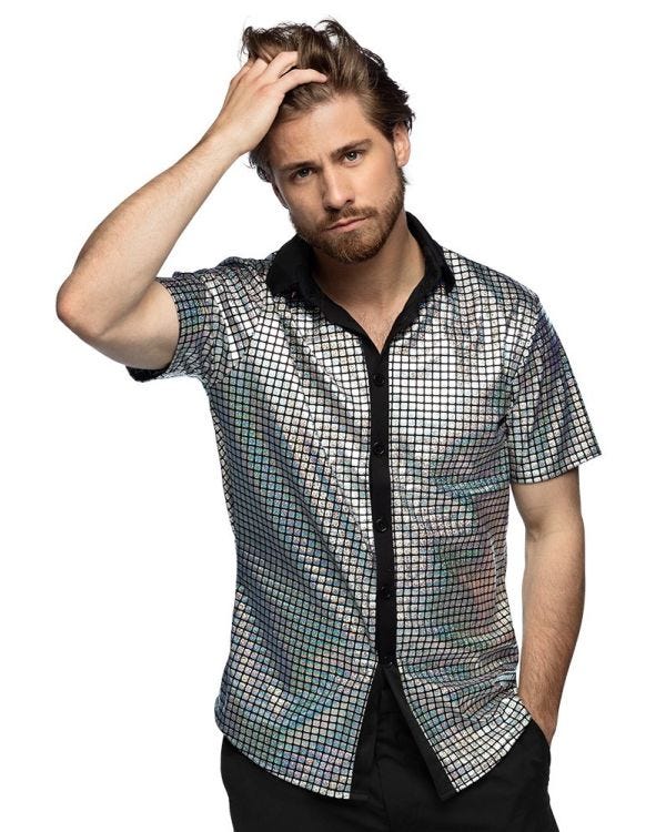 Silver Shirt - Adult Costume