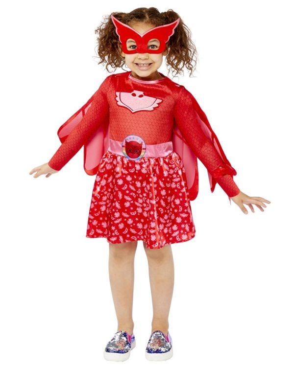 Owlette Rainbow Dress - Child Costume