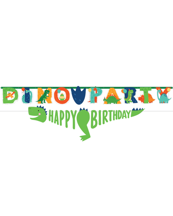 Dino-Mite Letter Banner