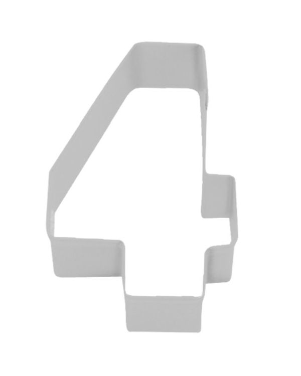 Number 4 Cookie Cutter