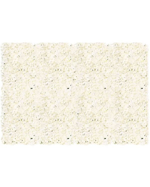 Cream Hydrangea Flower Wall Kit - 8 panels