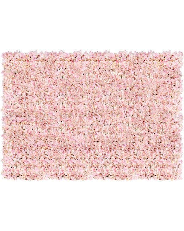 Pink Hydrangea Flower Wall Kit - 1.6m
