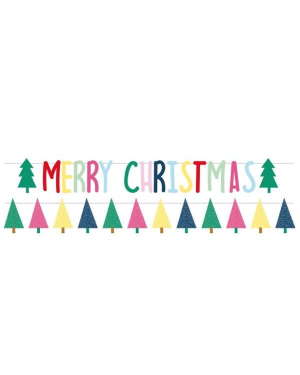 Festive Friends Letter Banner