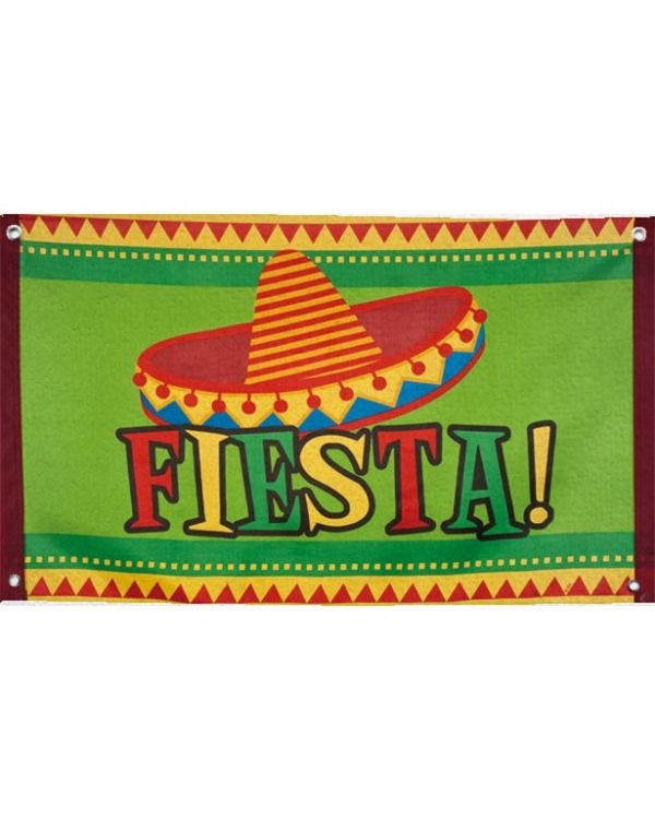 Mexican Fiesta Flag - 90cm x 60cm