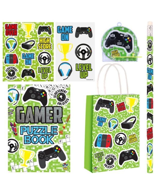 Gamer Pre-Filled Party Bag Sweet Free