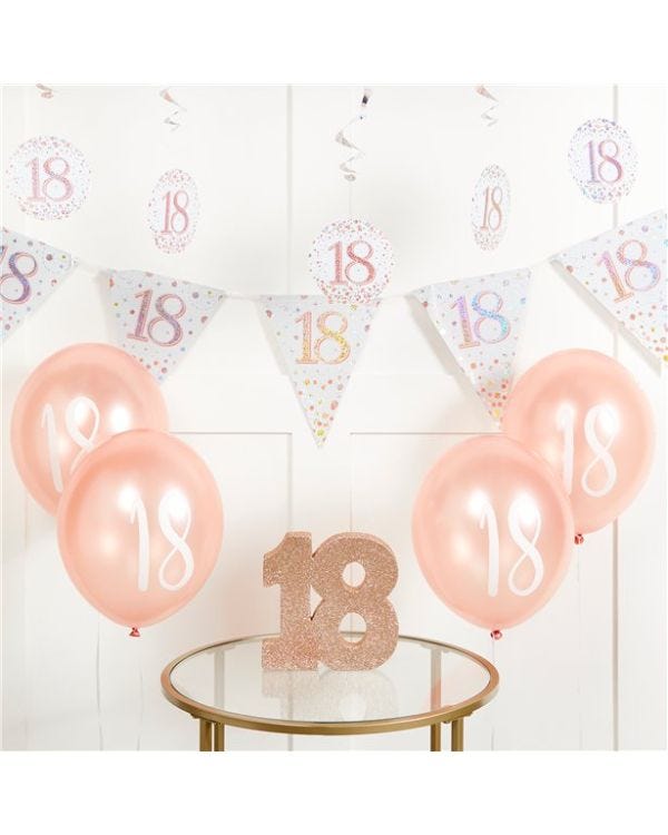Sparkling Fizz 18th Birthday Decorating Kit - Deluxe