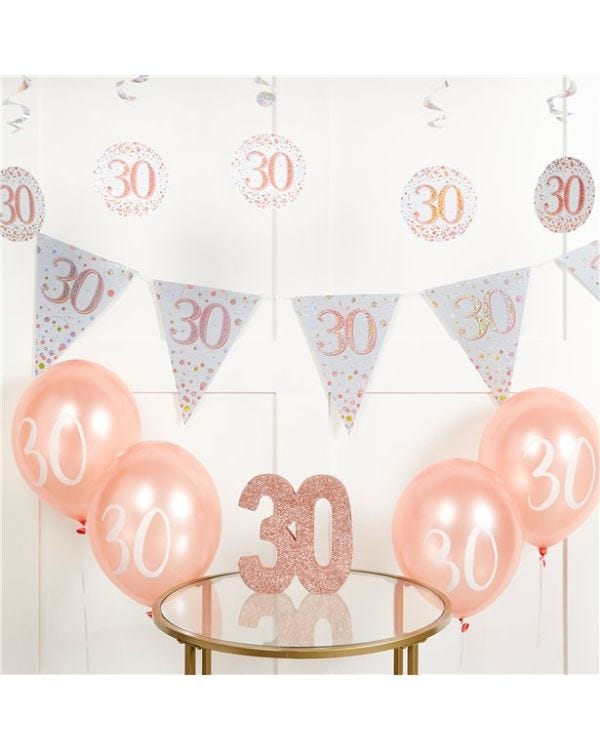 Sparkling Fizz 30th Birthday Decorating Kit - Deluxe