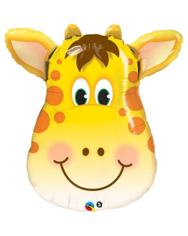 Birthday Jolly Giraffe Supersize Balloon - 32&quot; Foil