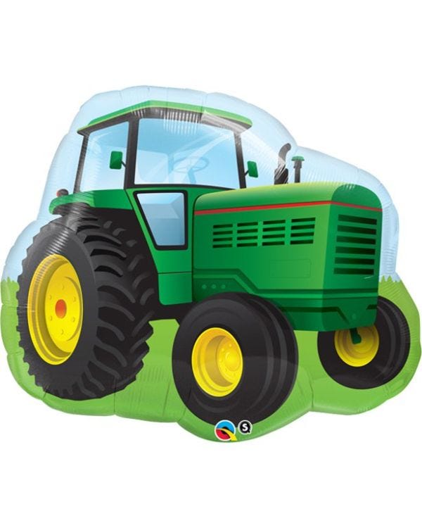 Birthday Farm Tractor Supersize Balloon - 34&quot; Foil