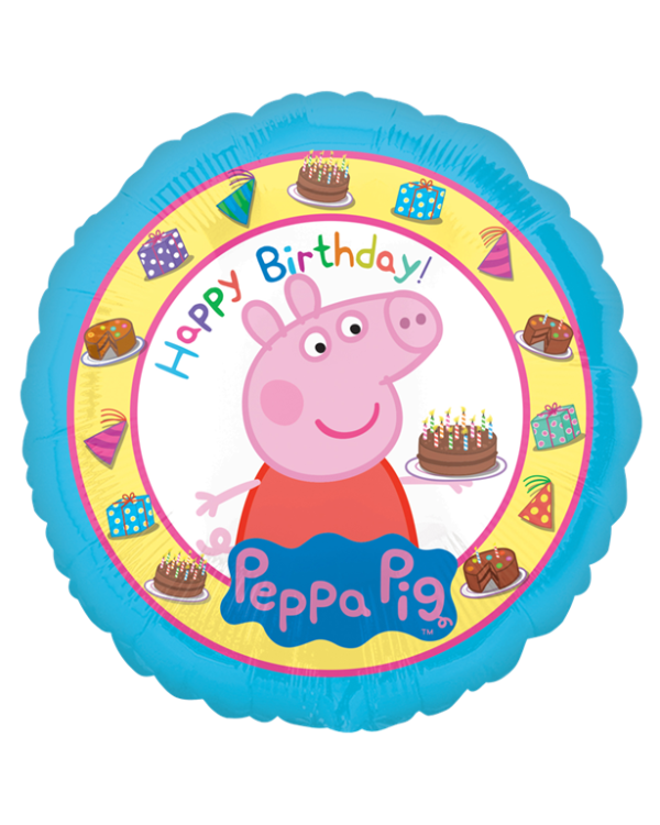 Peppa Pig Happy Birthday Balloon - 18&quot; Foil