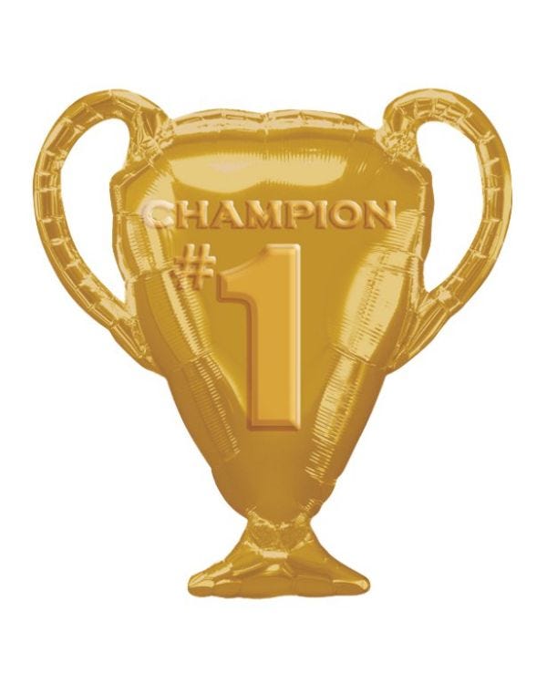 Gold Trophy Foil Supersize Balloon - 25&quot;