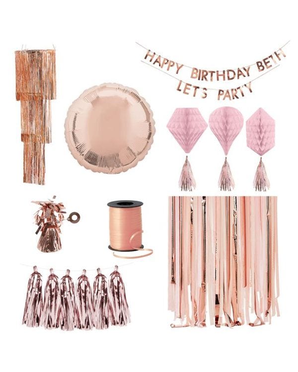 Rose Gold Decorating Kit