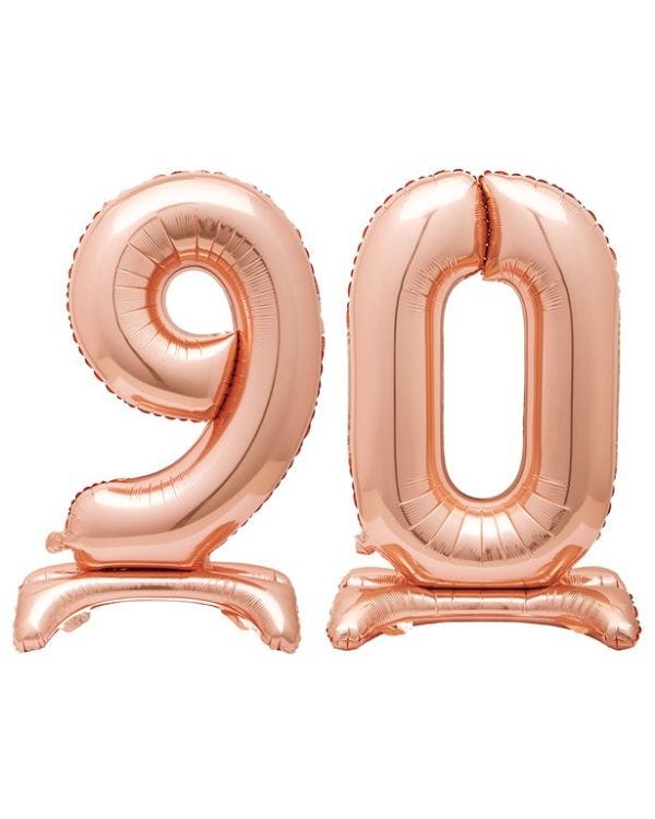 Rose Gold 90 Standing Balloon Kit - 30&quot; Foil
