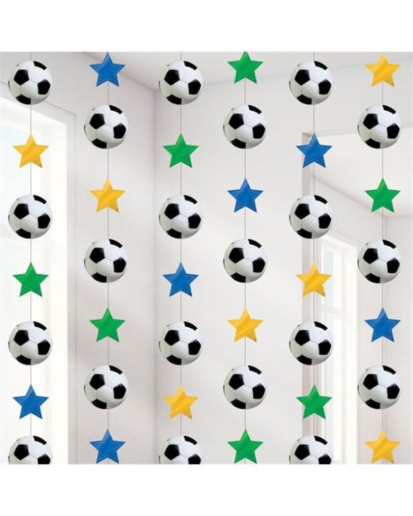 Football Hanging String Decorations - 2.1m
