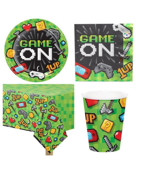 Game On - Value Party Pack for 8